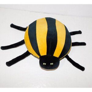 VTG 2000 Scary Stories 16" Plush Yellow Black UH NO BED BUGS stuffed Toy Insect
